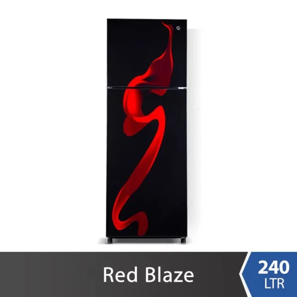 PEL Refrigerator 2350 Glass Door Red