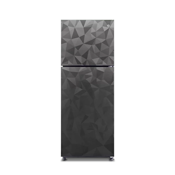 PEL Refrigerator 6450 Glass Door Curved Grey
