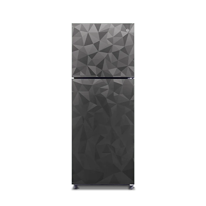 PEL Refrigerator 6450 Glass Door Curved Grey