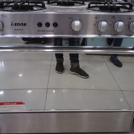 i-zone IZ-08 Cooking Range (3 Gas Burners Glass)
