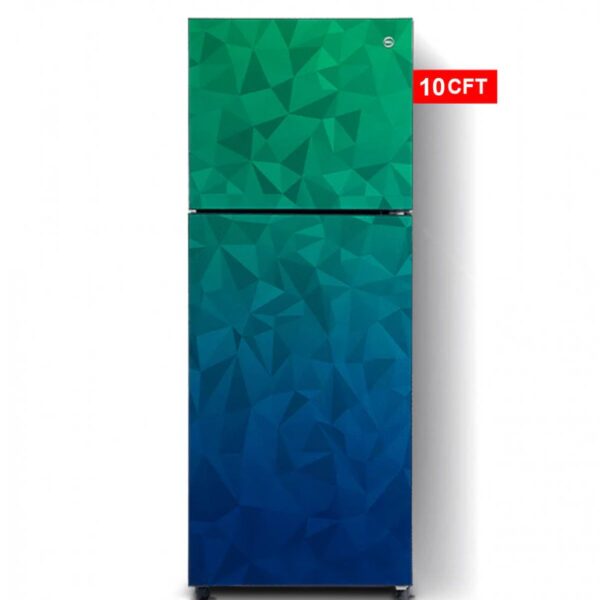 PEL Refrigerator 2550 Glass Door Curved Blue