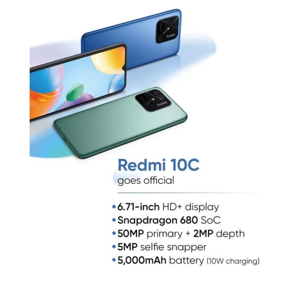Xiaomi Redmi 10C RAM 4GB Built-in 64 GB UFS 2.2